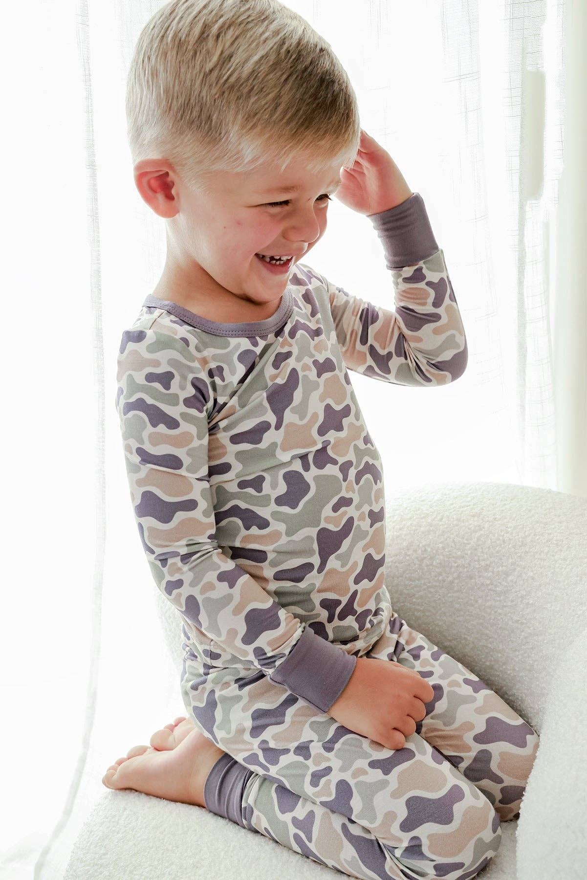 Two-Piece Bamboo Pajama Set | Camo Cutie