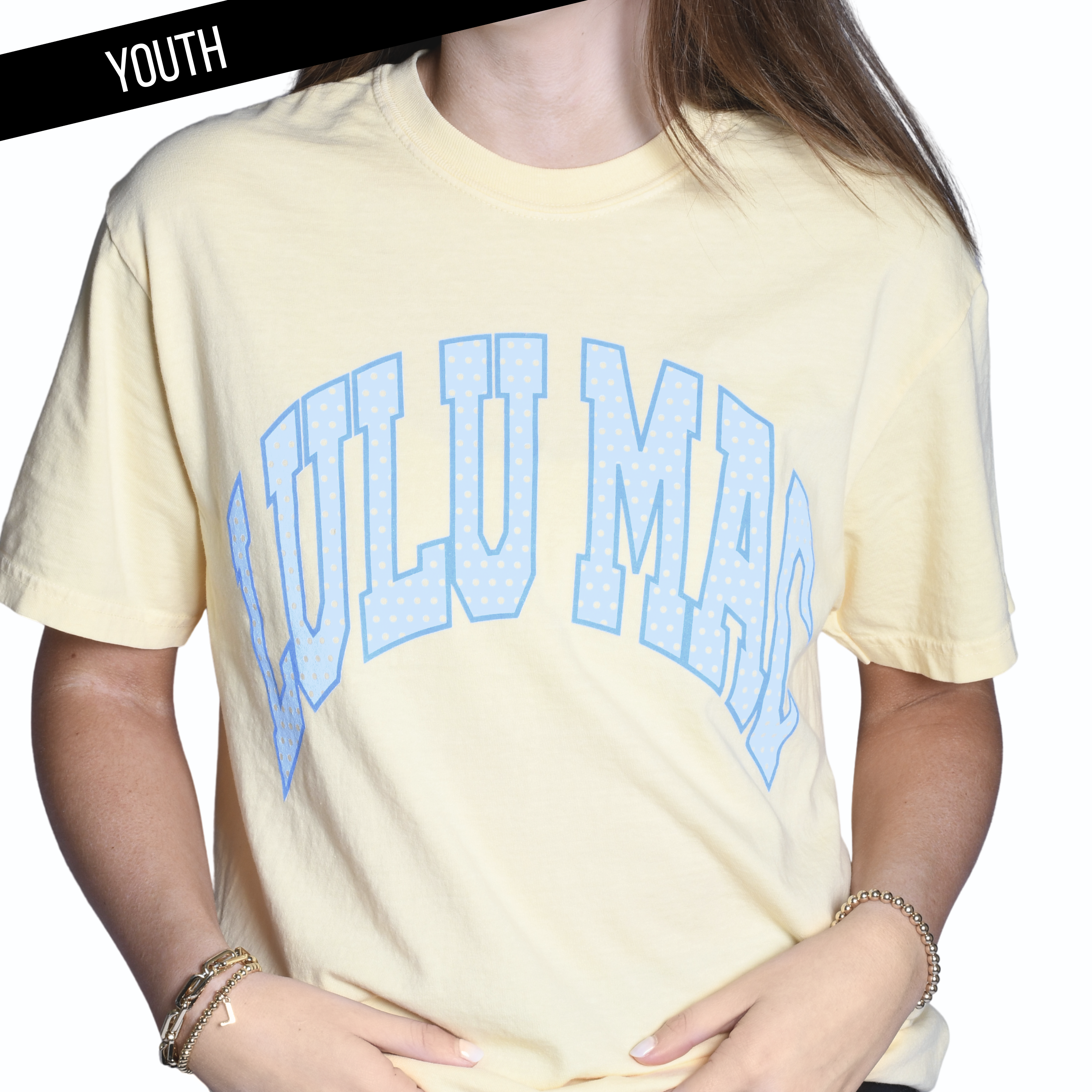Dot Butter Youth Comfort Colors Tee