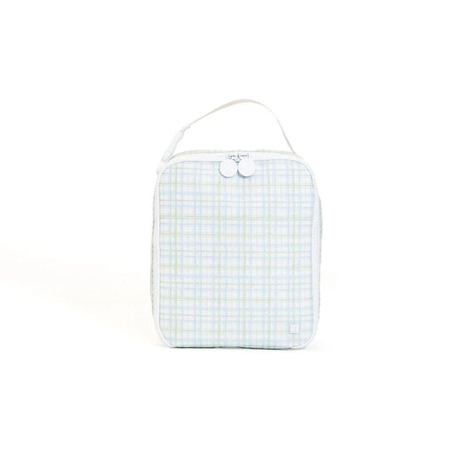 Green Plaid Lunch Box