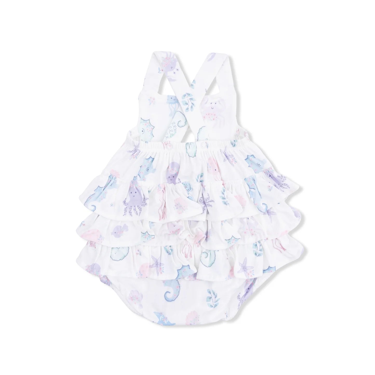 Floral Sea Creatures Sunsuit