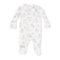 Flower Ducklings Smocked Footie