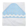 Blue Gingham Hooded Towel