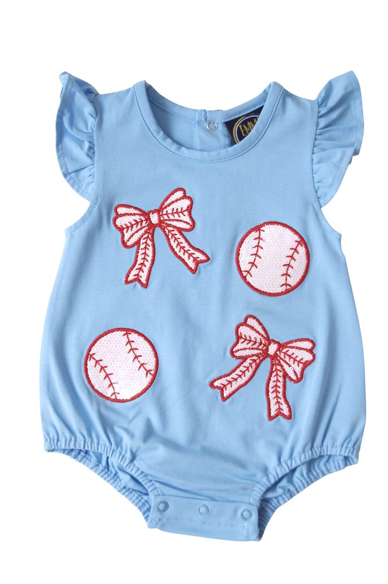 Baseball Applique Bubble