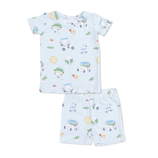 Golf Pros Green Loungewear Short Set