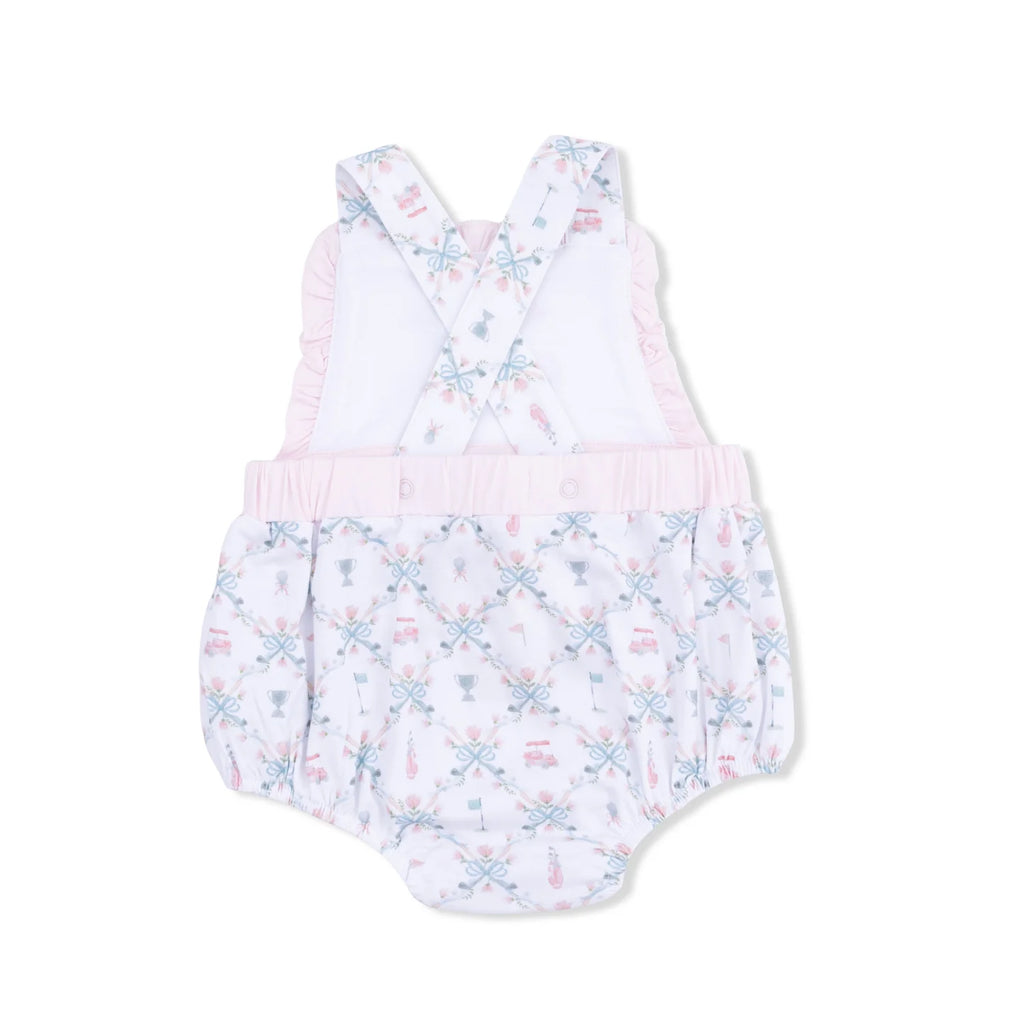 Golf Trellis Pink Ruffle Bubble