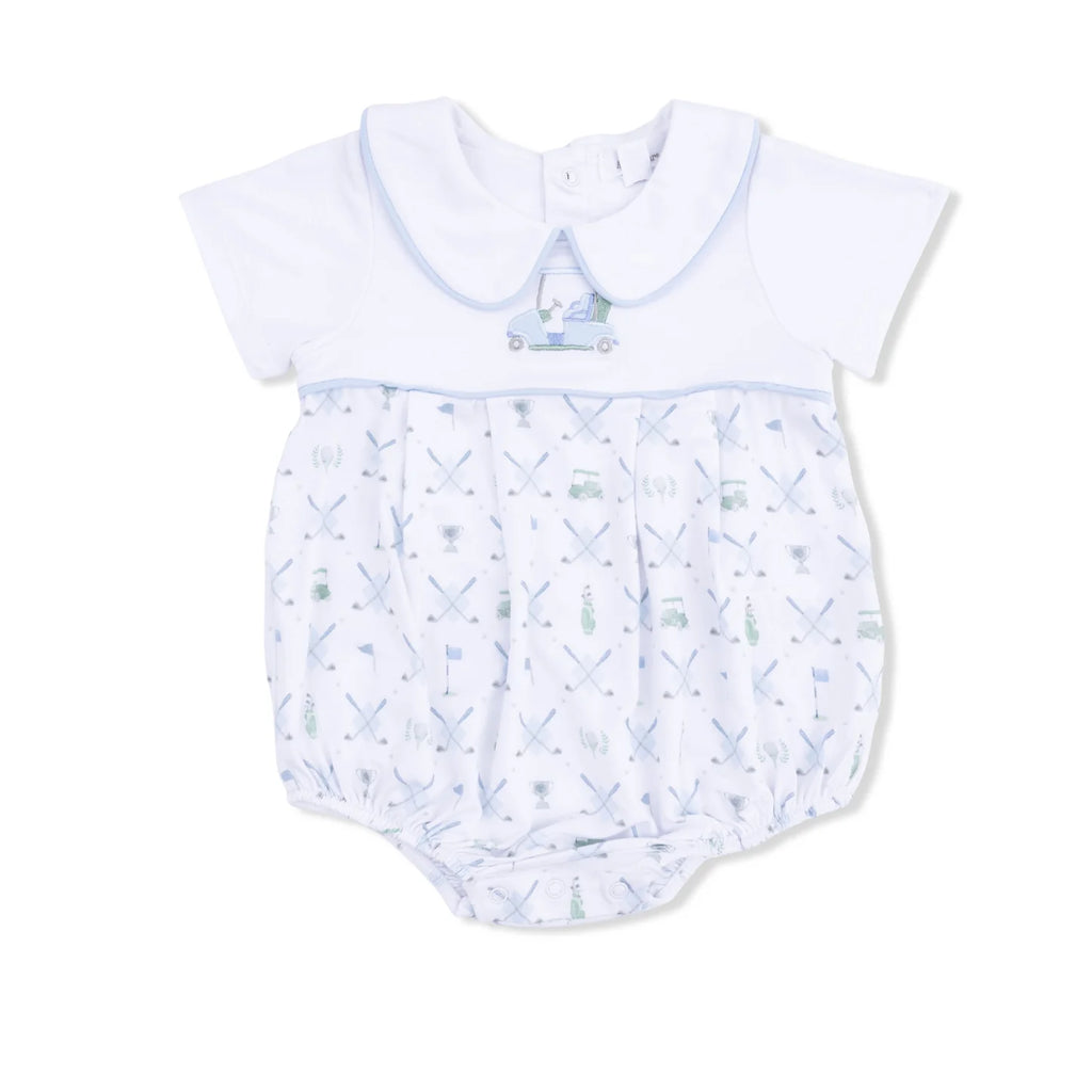Golf Trellis Blue Bubble