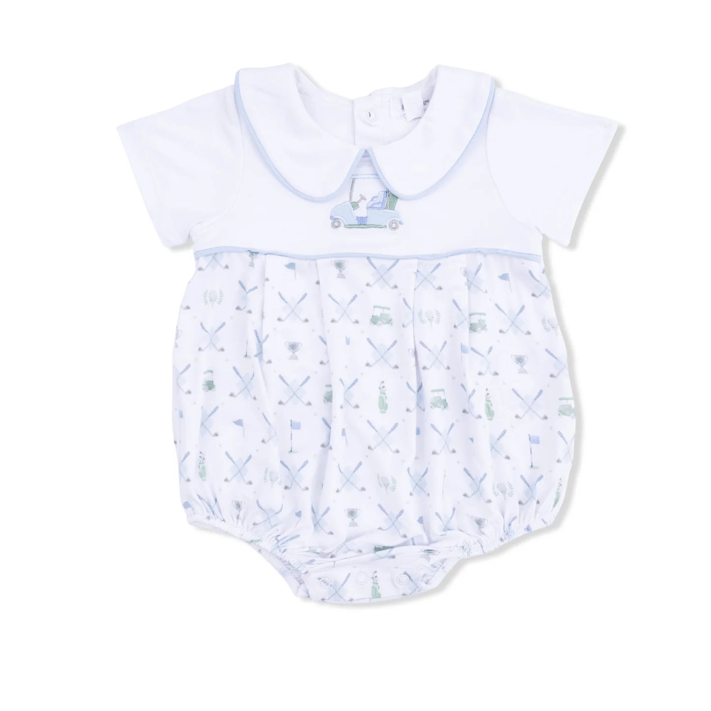 Golf Trellis Blue Bubble