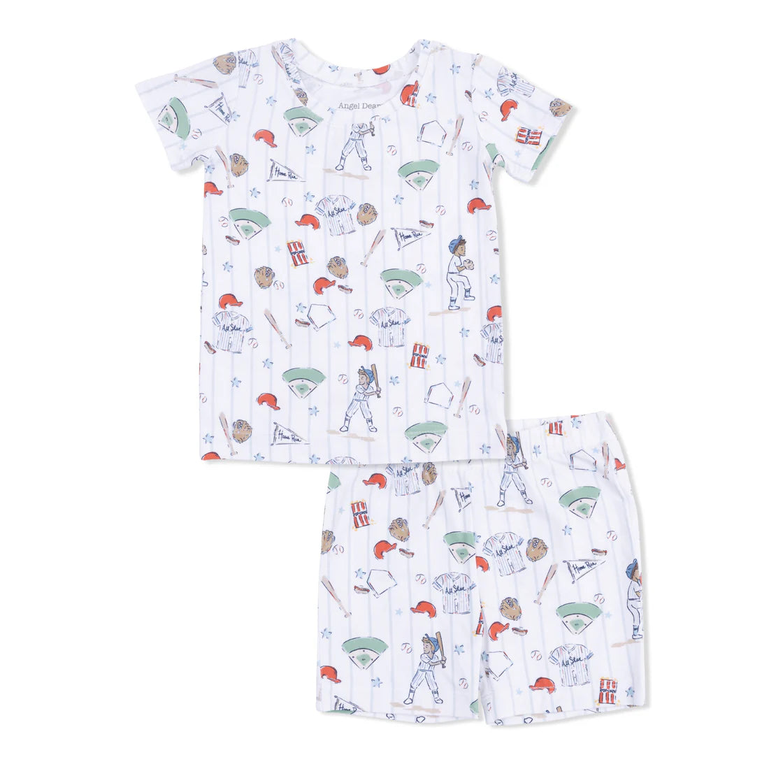 Home Run Baseball  Loungewear Short Set