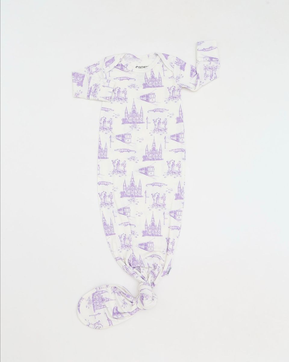 Lavender Toile Gown