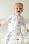 Lavender Toile Sleeper