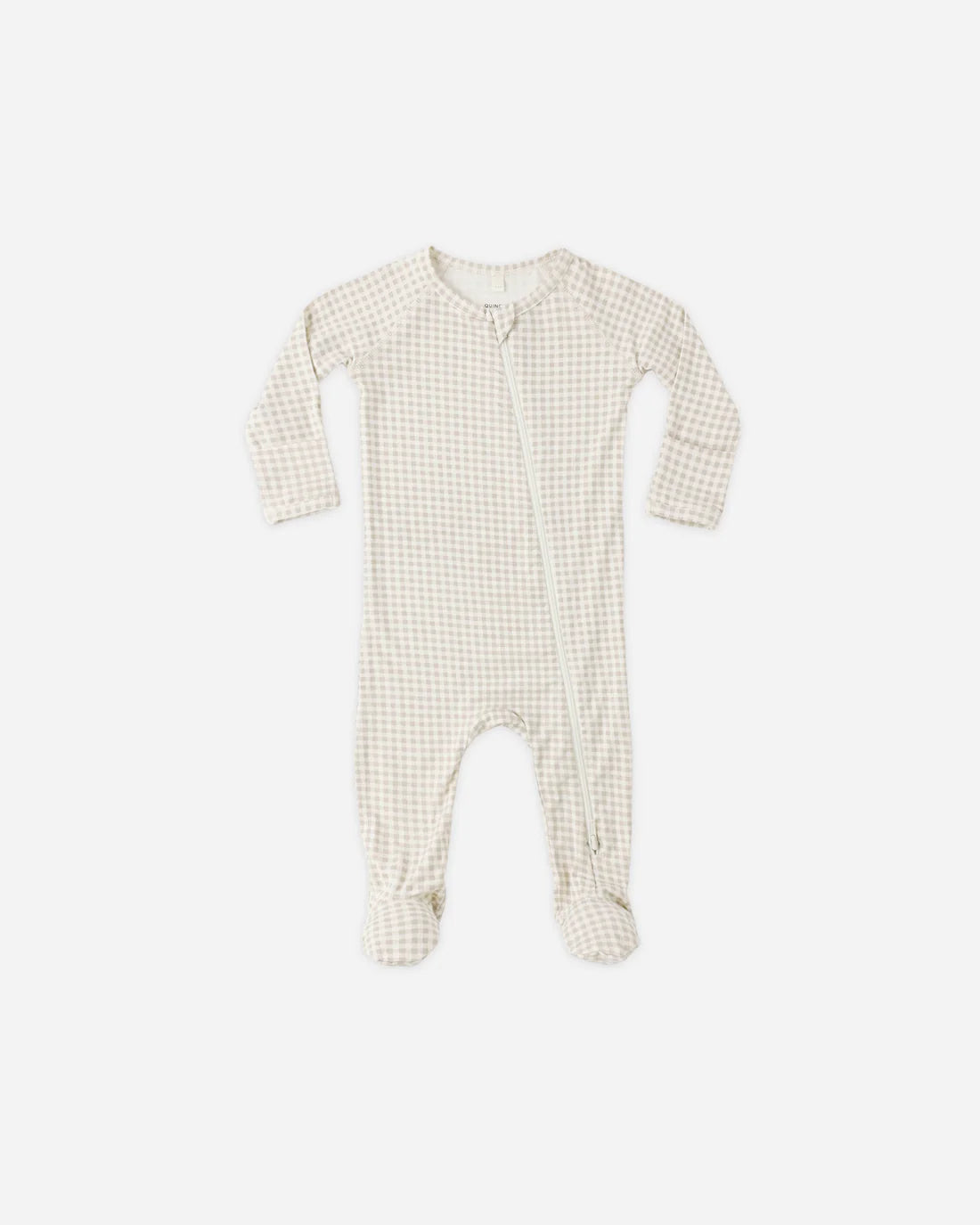 Oat Gingham Footie