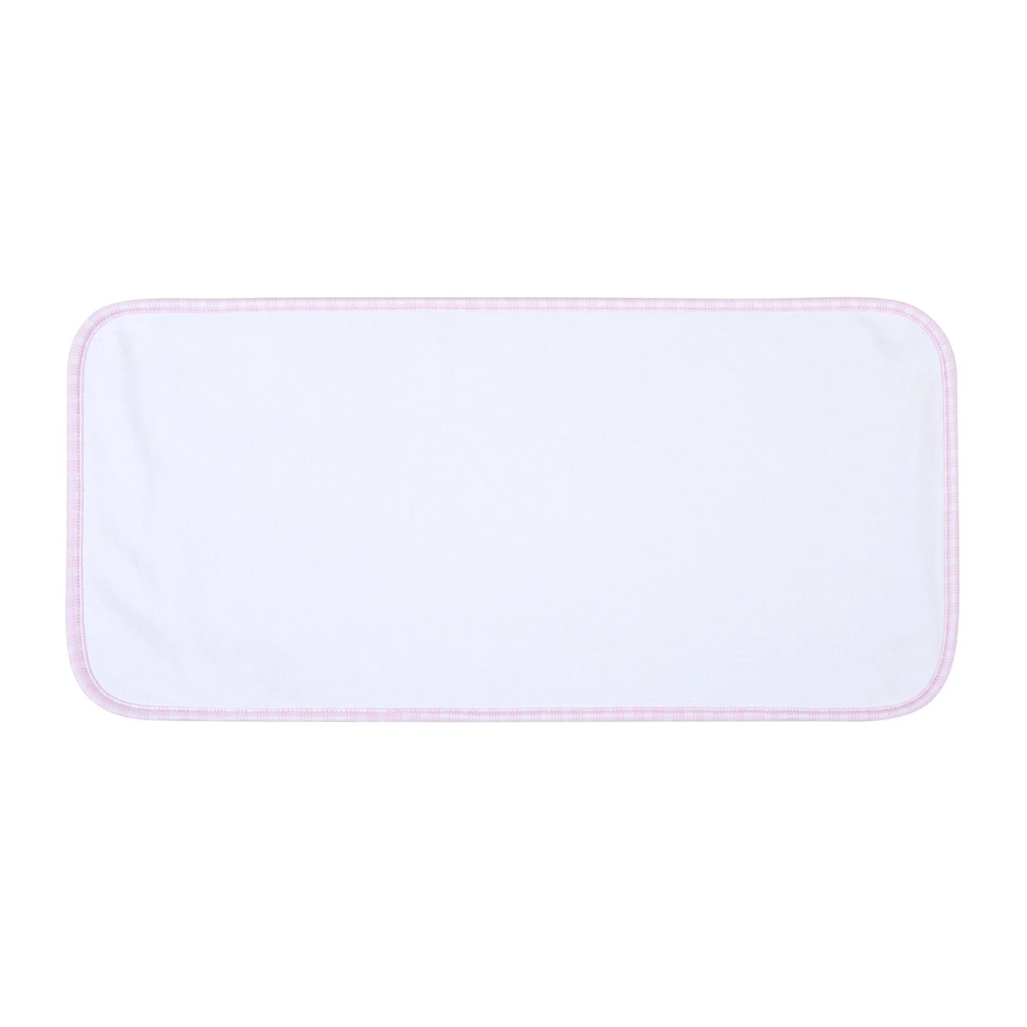 New Beginnings Pink Burp Cloth