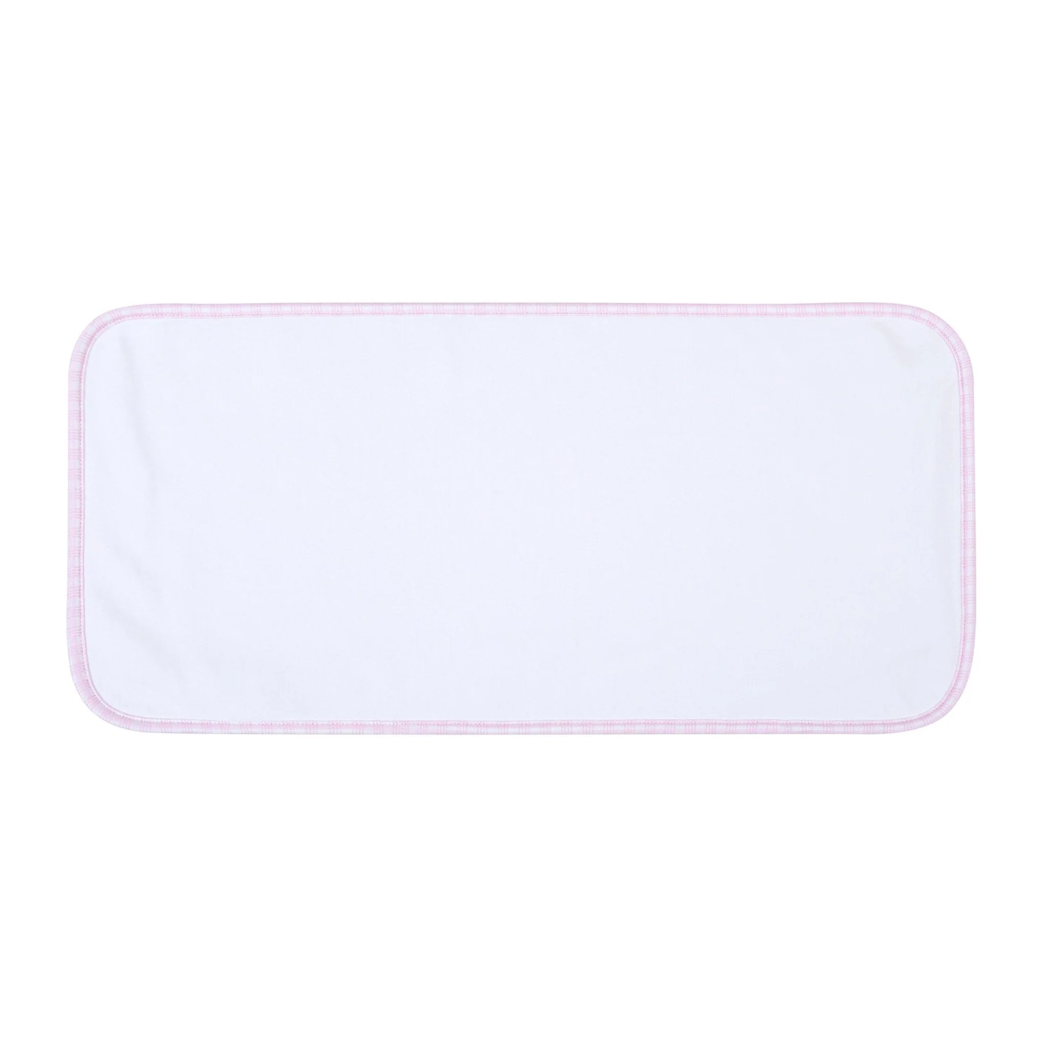 New Beginnings Pink Burp Cloth