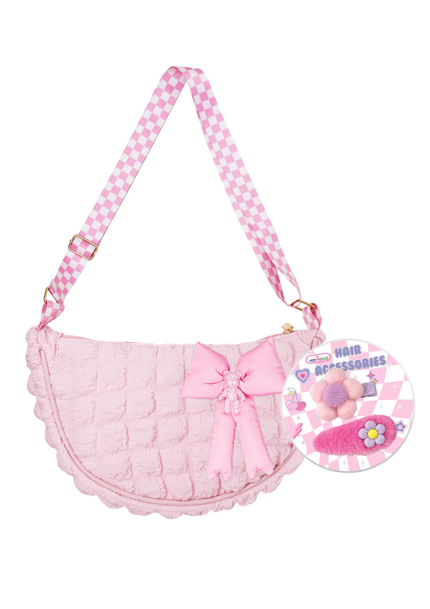 Hot Focus Beautiful Puffer Crossbody Bag