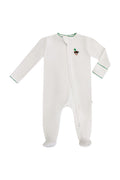 Mallard Duck Pip Embroidered Zip Footie