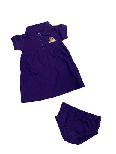 LSU Polo Dress with Bloomers
