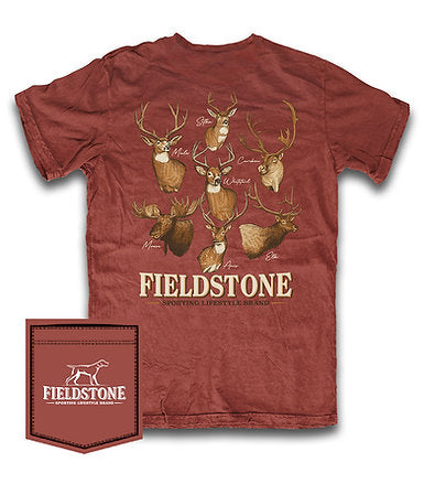 North American Deer Short Sleeve Shirt
