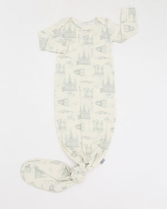 Sage Toile Gown