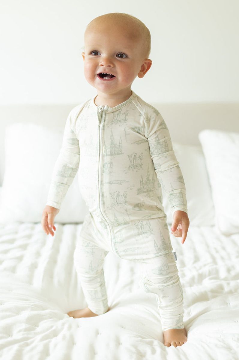 Sage Toile Sleeper