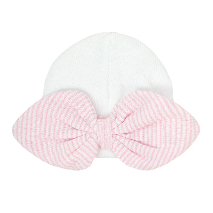 Paty Rib Knit Saylor Beanie with Bow