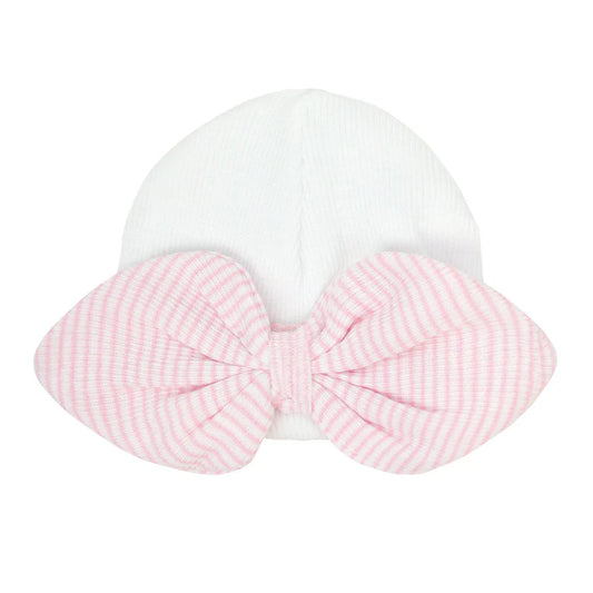 Paty Rib Knit Saylor Beanie with Bow
