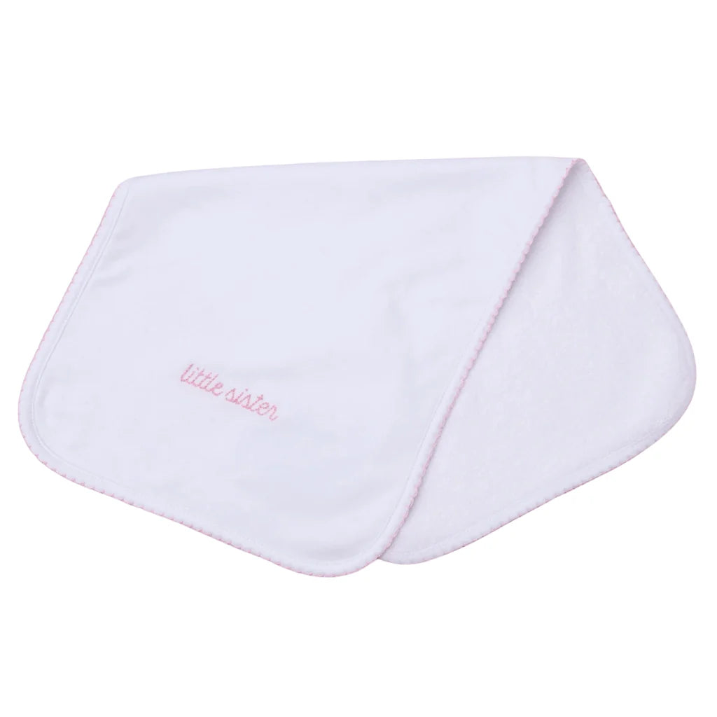 Little Sister Burp Cloth