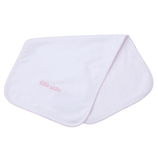 Little Sister Burp Cloth