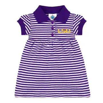 LSU Striped Dress with Bloomers