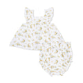 Sunshine Roses Pinafore Set