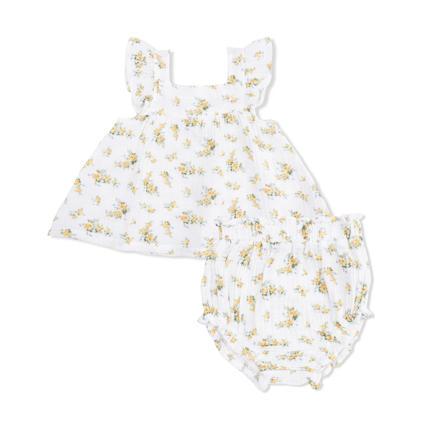 Sunshine Roses Pinafore Set