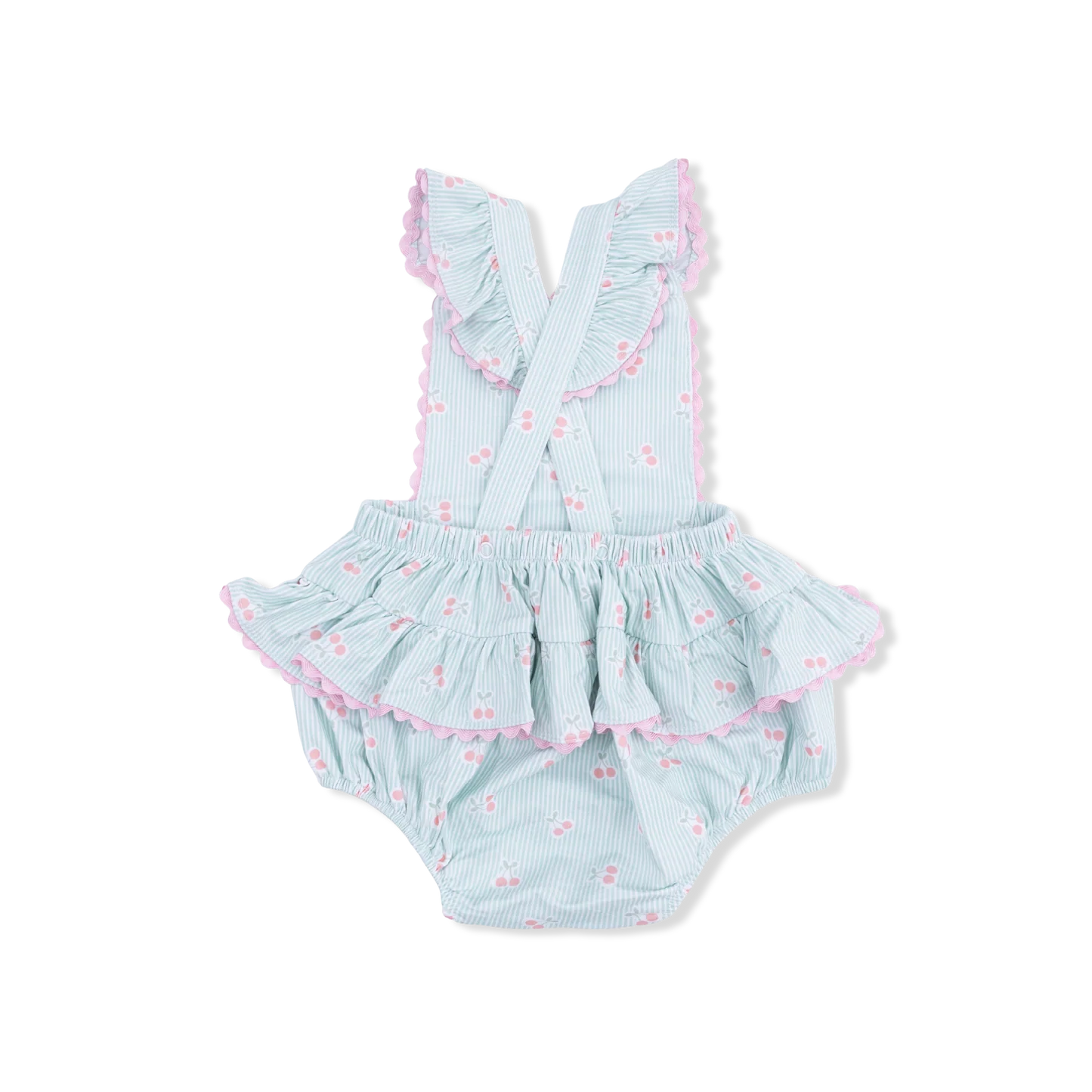Cherry Stripe Sunsuit