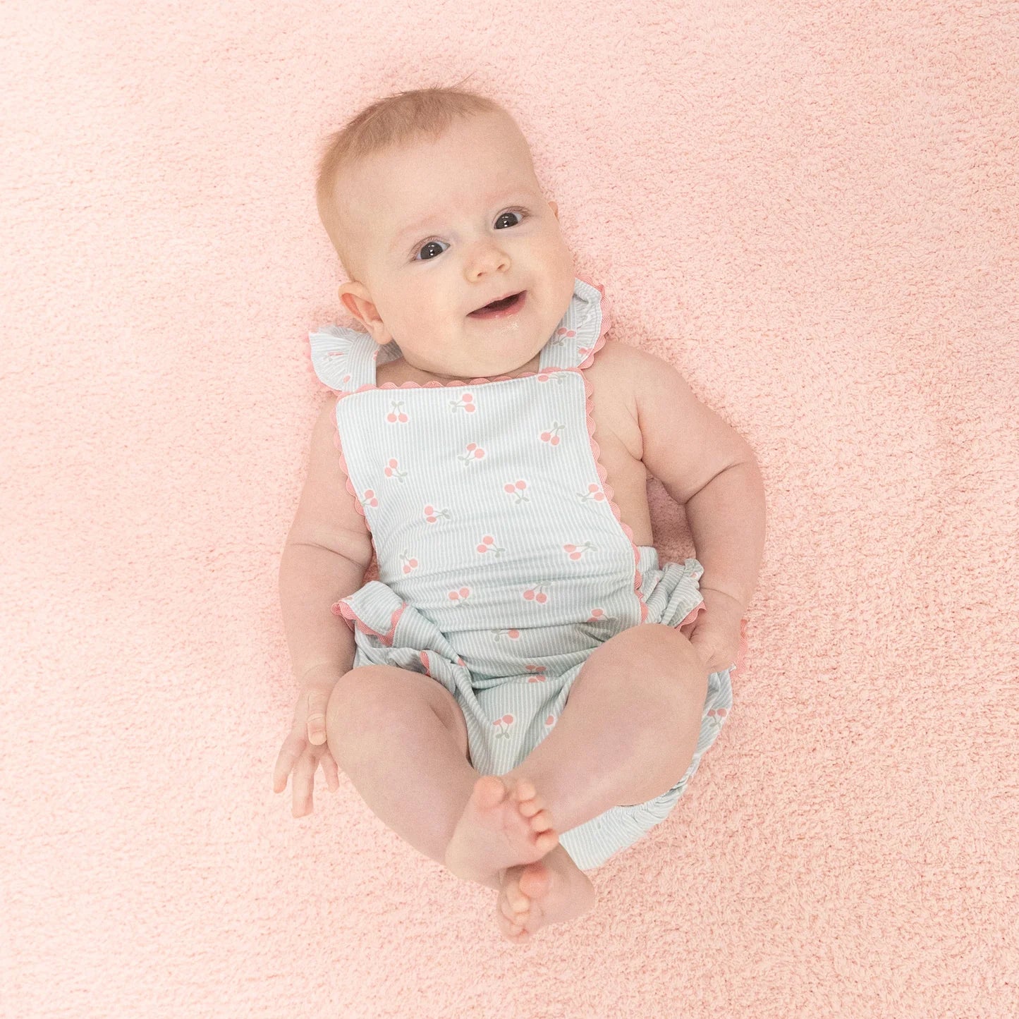 Cherry Stripe Sunsuit