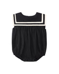 Black Sailor Romper