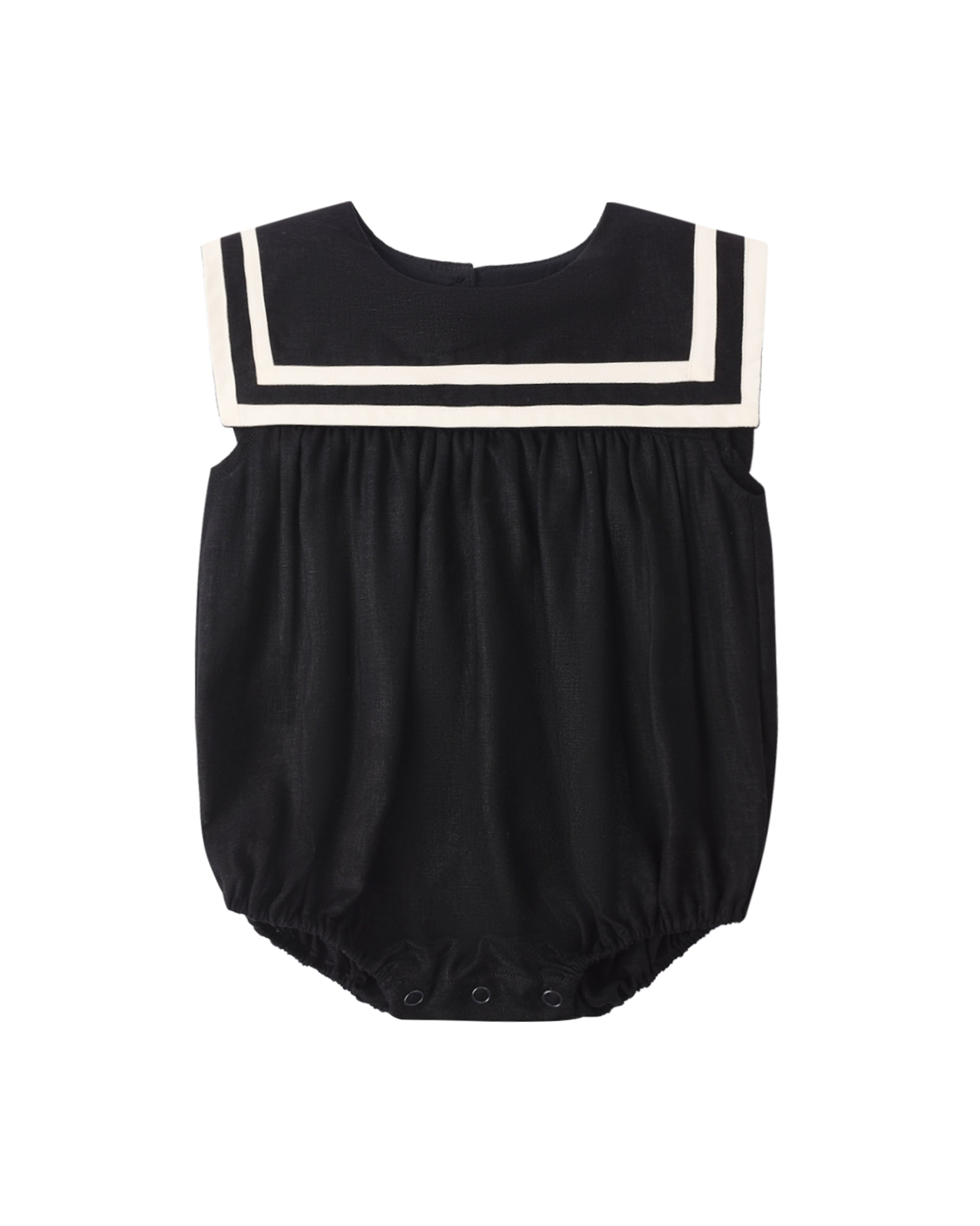 Black Sailor Romper