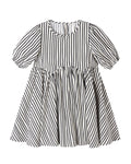 Wavy Stripe Rose Dress