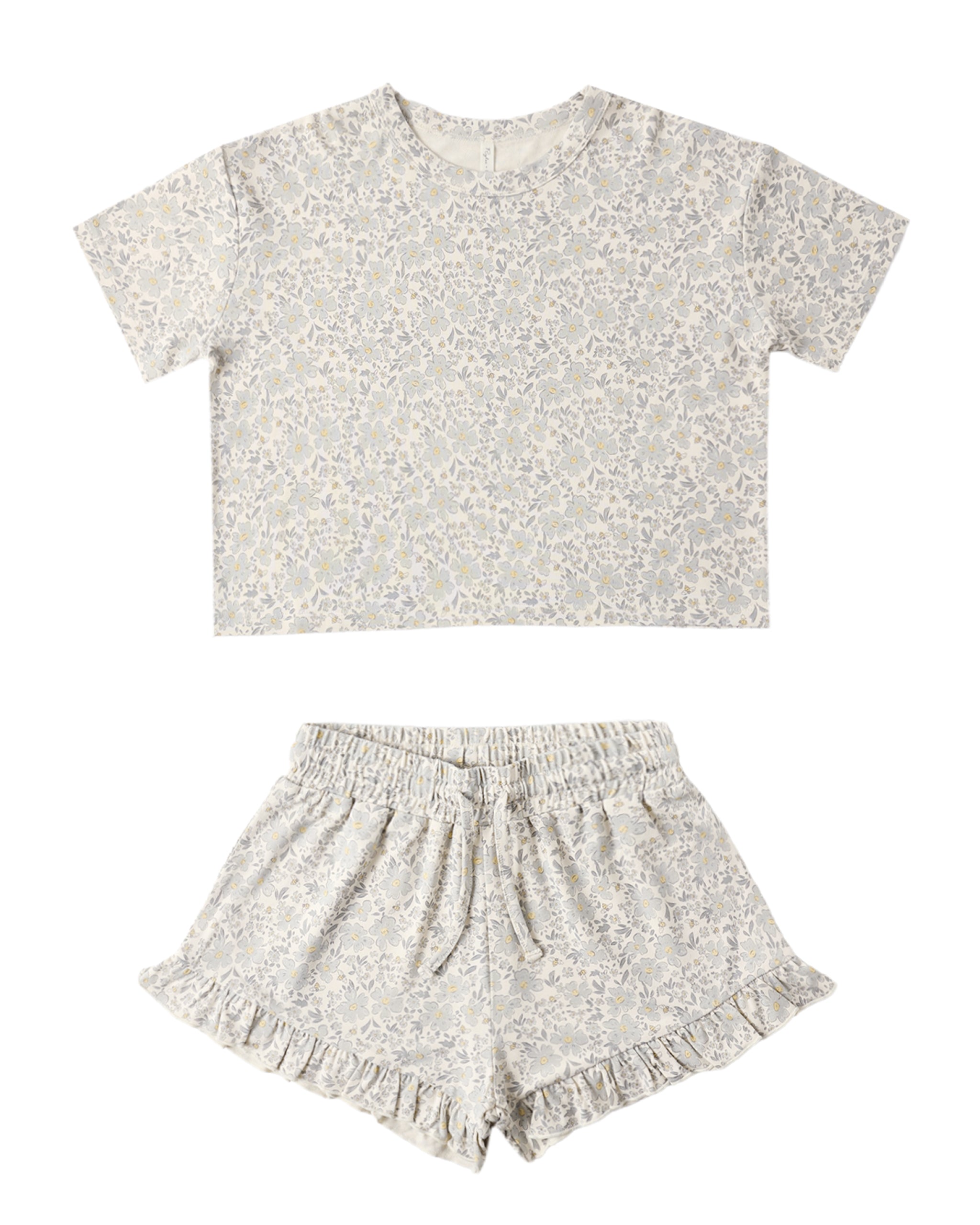 Blue Meadow Short Set