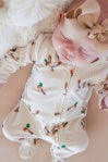 LITTLE MALLARD BAMBOO ZIPPER FOOTIE