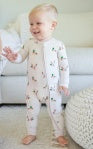 LITTLE MALLARD CONVERTIBLE BAMBOO ZIP ROMPER