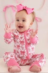 BOW BESTIES CONVERTIBLE ZIP ROMPER