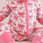 BOW BESTIES CONVERTIBLE ZIP ROMPER