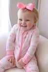 LITTLE SIS CONVERTIBLE ZIP ROMPER