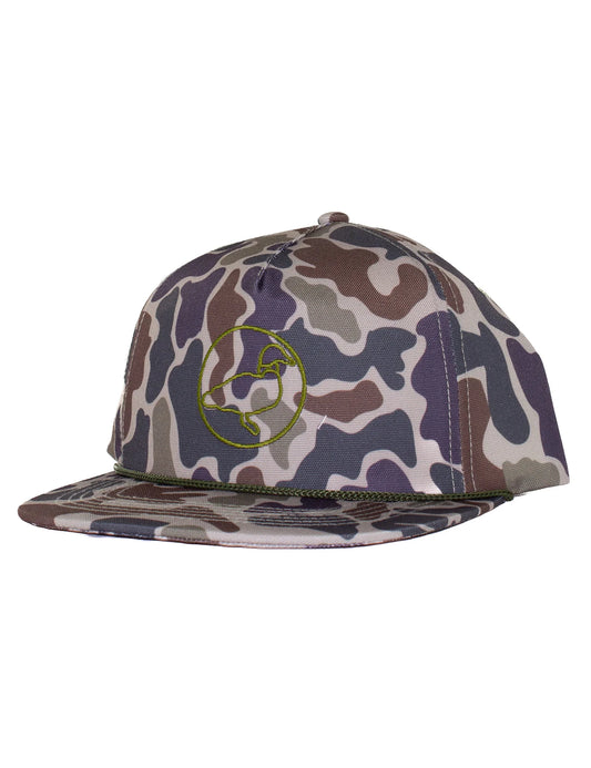 Vintage Camo Sportsman Rope Hat