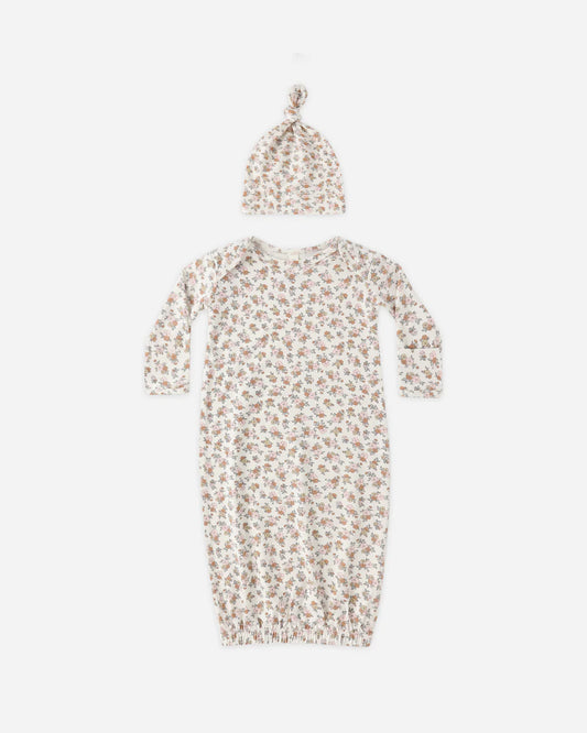 Wildflower Gown with Hat
